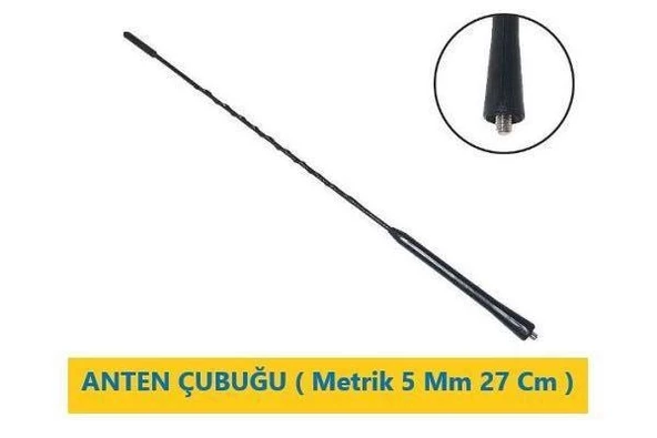 3A0051849 Anten Çubuğu ( Metrik 5 Mm 27 Cm ) - Golf 4 Bora Passat Polo Polo Classic Octavia Toledo Ibiza Cordoba ürün görseli 1