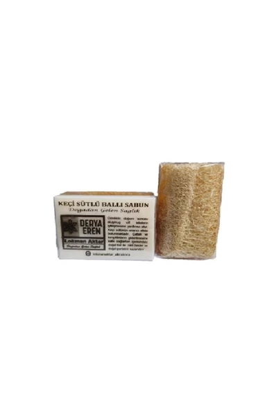 Kabak Lifli Ballı Keçi Sütlü Sabun 100-120gr 2adet, Derya Eren ürün görseli 1