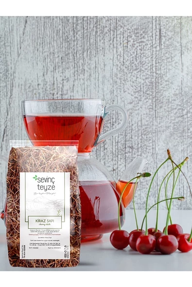 Sevinç Teyze Kiraz Sapı, Kiraz Sapı Çayı, Cherry Stalk, Cerasus Avium 50g ürün görseli 1