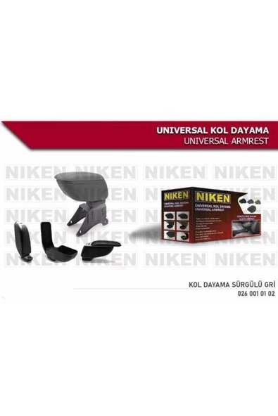 Niken Kol Dayama-kolçak Sürgülü tip Gri tüm modellere uyumlu ürün görseli 1