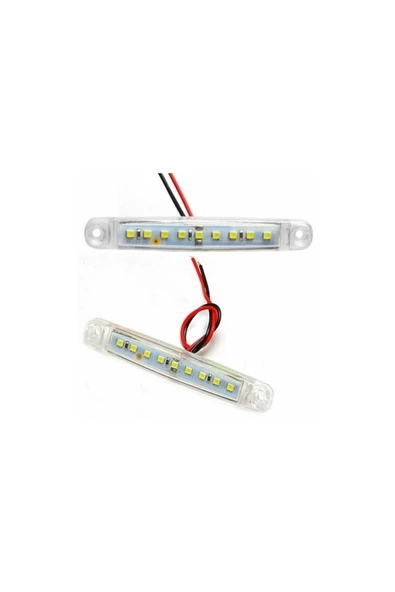 Emr Emır 9 Ledli Parmak Led Dorse Lamba 12v-24v Beyaz 53b ürün görseli 1