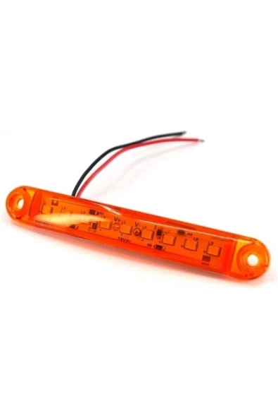 Emr 9 Ledli Parmak Led Marker Lamba 12v 24v Dorse Lamba Sarı 053-s ürün görseli 1