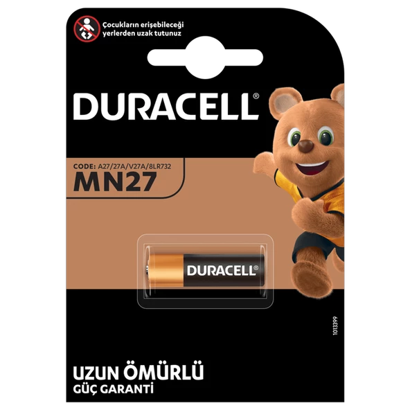 Duracell Mn27/27A Pil 1'li ürün görseli 1
