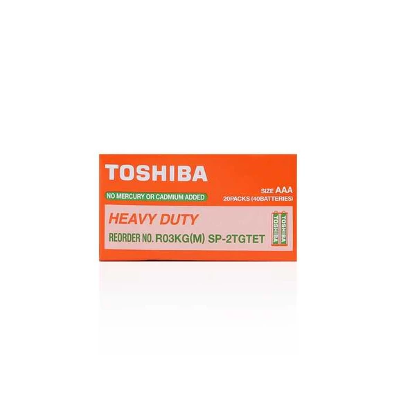 Toshiba Yeni R03KG İnce Pil 2'li ürün görseli 1