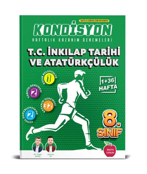 Newton Yayınları 8. Sınıf Kondisyon İnkılap Tarihi ve Atatürkçülük Deneme ürün görseli 1