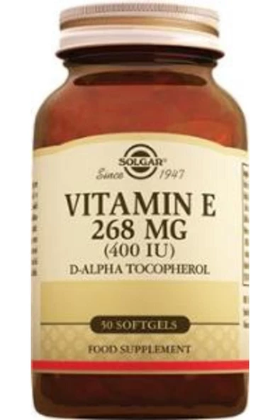 Solgar Vitamin E 268 Mg 400 Iu 50 Kapsül ürün görseli 1