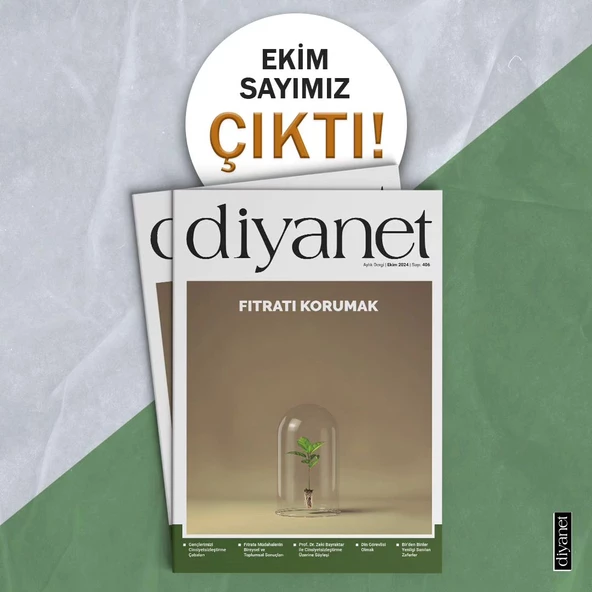 Diyanet Aylık Dergi 406.Sayı Ekim 2024 ürün görseli 1