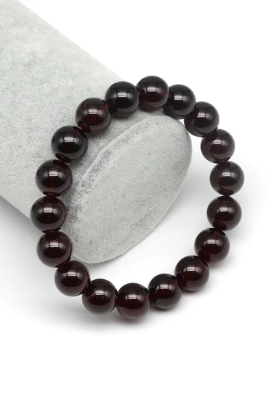 Garnet Doğal Taş Bileklik 11 mm Küre Kesim ürün görseli 1