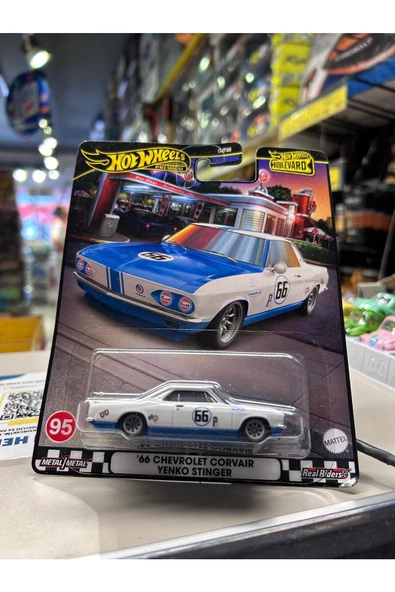 Hot Wheels Boulevard Premium 66 Chevrolet Corvair Venko Stinger GJT68 HRT69 ürün görseli 1