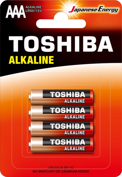 TOSHIBA LR03 BLS ALK.İNCE 4LÜ ürün görseli 1