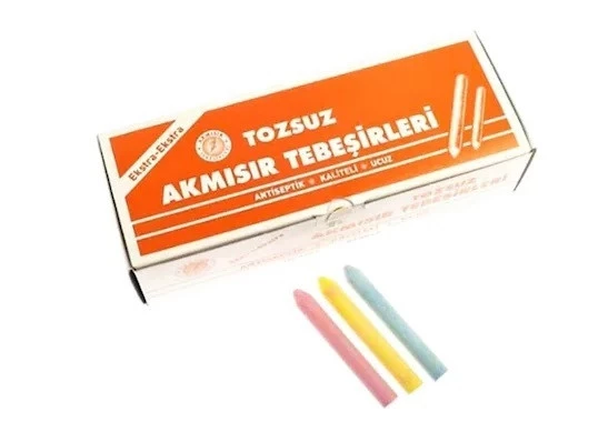 Akmısır Tebeşir Tozsuz 100  Lü  Renkli ürün görseli 1