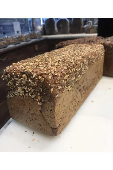 Organik Tahıllı Ekşi Maya Alman Çavdar Ekmeği 500 Gr ürün görseli 1
