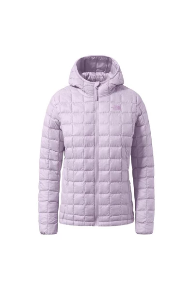 The North Face Thermoball Eco Hoodie 2.0 Kadın Mor Kapüşonlu Mont ürün görseli 1