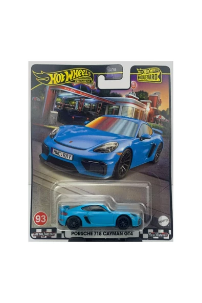 Hot Wheels Boulevard Premium Porsche 718 Cayman GT4  GJT68 HRT71 ürün görseli 1