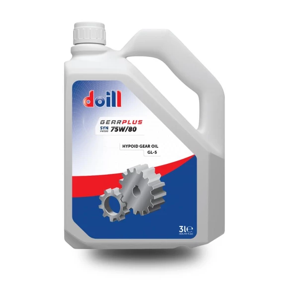 GEARMAX 75W-80 3 Litre Tam Sentetik GL-5 / GL-4 /GL-4 Plus Manuel Şanzıman Yağı (Üretim Yılı: 2026) ürün görseli 1