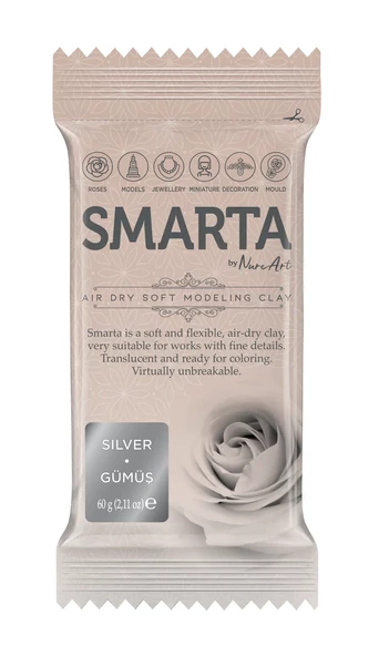 Smarta Metalik Gümüş 60 GR ürün görseli 1