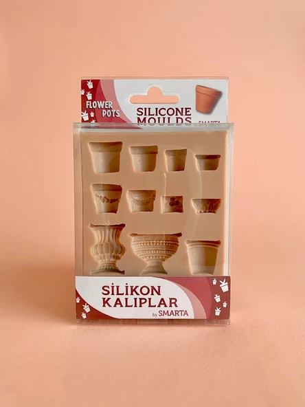 Smarta Silikon Kalıp - Saksılar ürün görseli 1