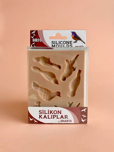 Smarta Silikon Kalıp - Kuşlar ürün görseli 1