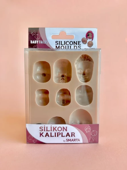 Smarta Silikon Kalıp - Bebek Yüzleri ürün görseli 1