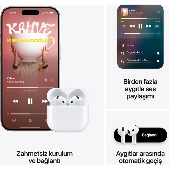 PTTAVM: Apple Airpods 4. Nesil (MXP63TU/A)