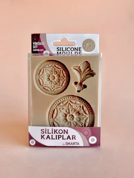Smarta Silikon Kalıp - Mobilya Süsleme - Eskitme ürün görseli 1