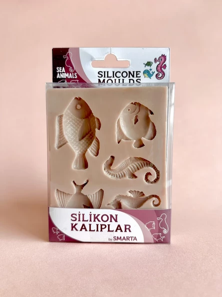Smarta Silikon Kalıp - Deniz Hayvanları ürün görseli 1