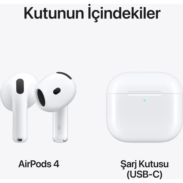 PTTAVM: Apple Airpods 4. Nesil (MXP63TU/A)