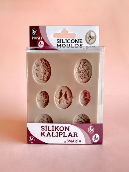 Smarta Silikon Kalıp - Takı Seti - Rozet ürün görseli 1