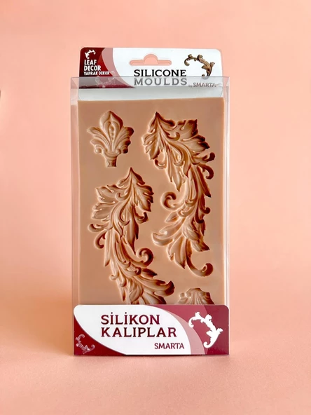 Smarta Silikon Kalıp - Mobilya Süsleme - Yaprak Dekor ürün görseli 1