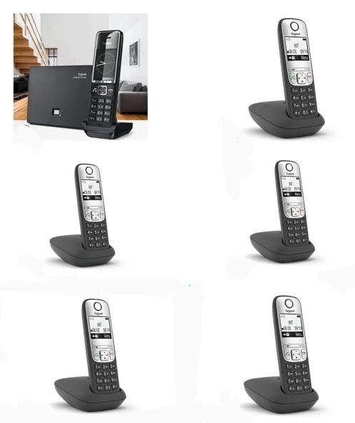GİGASET Analog & Ip 6 Dahili Dect Telsiz Kablosuz Telefon Santrali C550 COMFORT IP-A690 ürün görseli 1