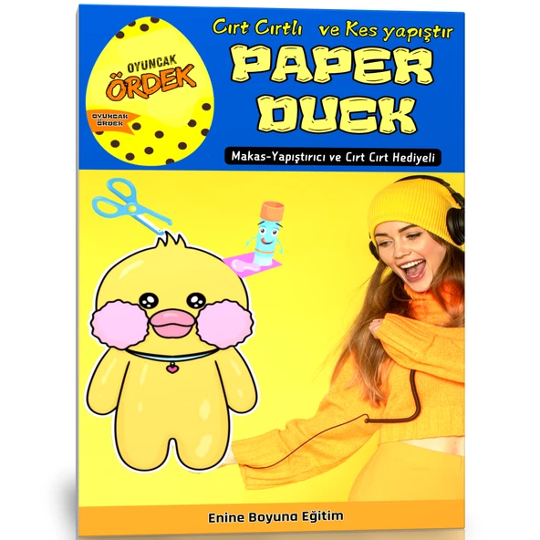 Cırt Cırtlı ve KES-YAPIŞTIR Paper DUCK  Aktivite Seti ürün görseli 1