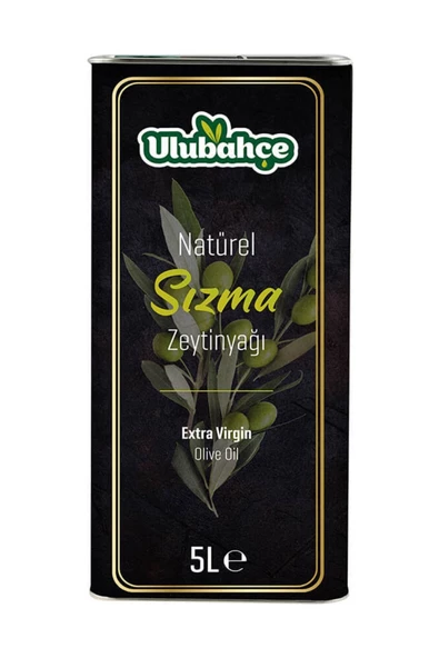 Ulubahçe Natürel Sızma Zeytinyağı 5 Lt Teneke ürün görseli 1