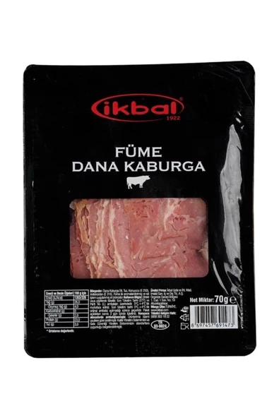İkbal Dana Füme Kaburga 70 gr ürün görseli 1