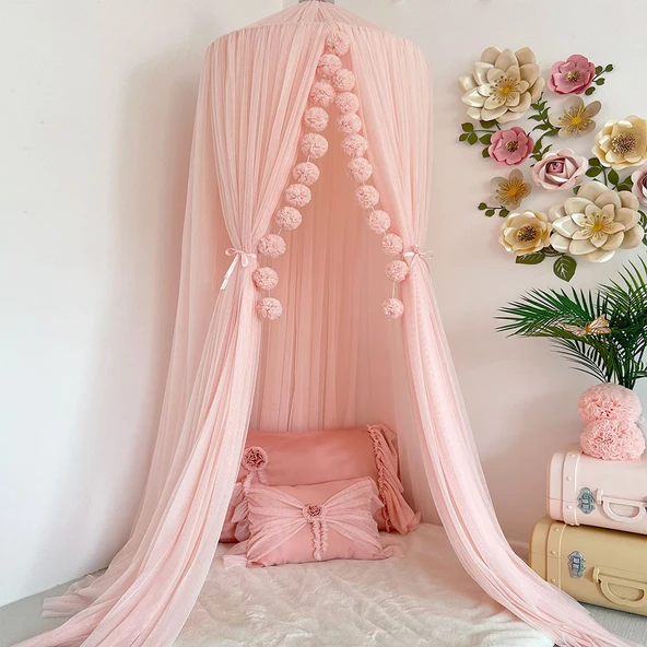 Pamuka Tül Cibinlik Deluxe Baby Pink ürün görseli 1