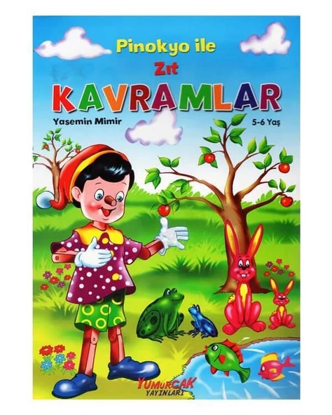 Pinokyo ile Zıt Kavramlar Kitabı Yumurcak Yayınları ürün görseli 1