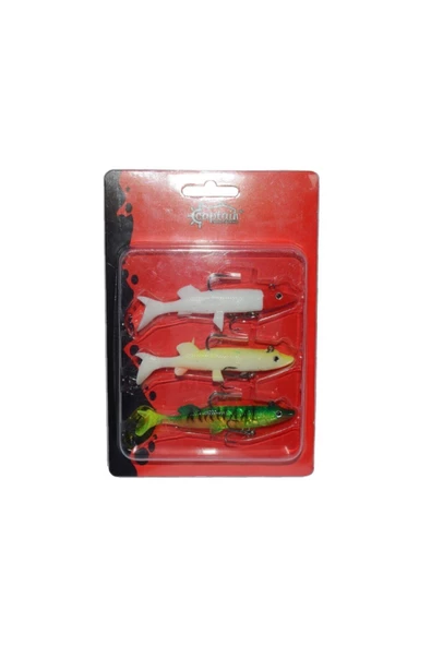 3070 Pluse Soft Pıke Silikon Turna Set 3lü Paket 14 Cm ürün görseli 1