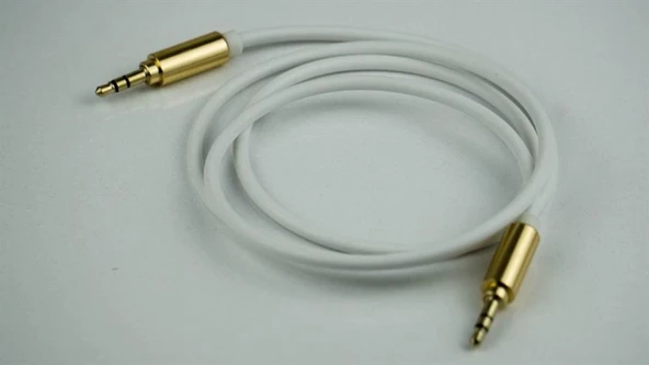 Aux Jack A8112 90Cm Kablo Beyaz ürün görseli 1