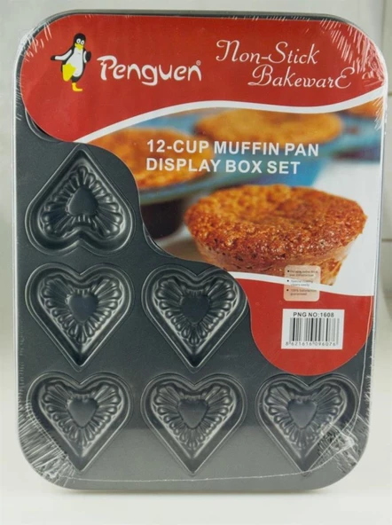 Penguen PNG-1608 Mini kek kalıbı No:1 muffin kalıbı ürün görseli 1