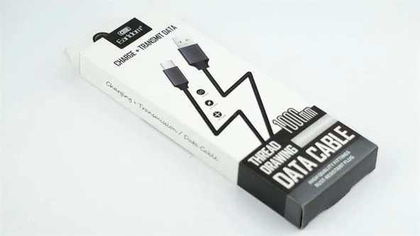 Earldom Ec-0001C Type-C Usb Şarj Ve Data Kablosu Siyah - Resim 2