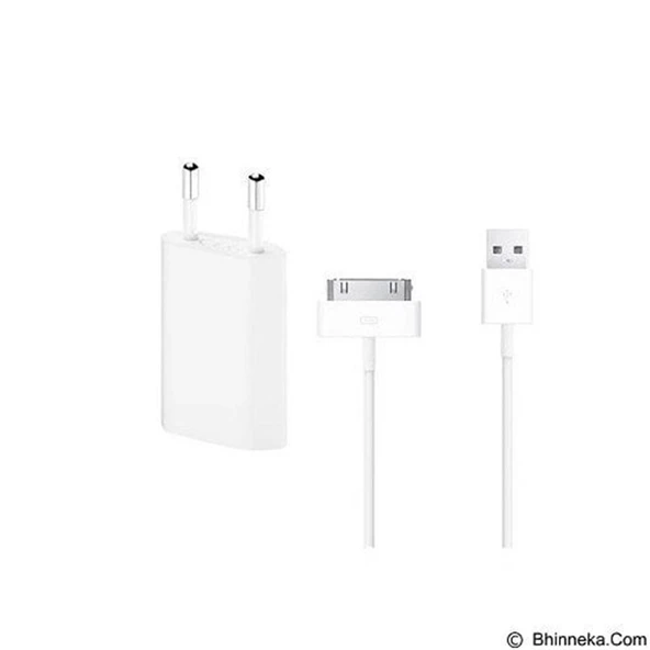 MB707ZM/B apple iphone 4 Usb Güç adaptörü ve Kablosu ürün görseli 1
