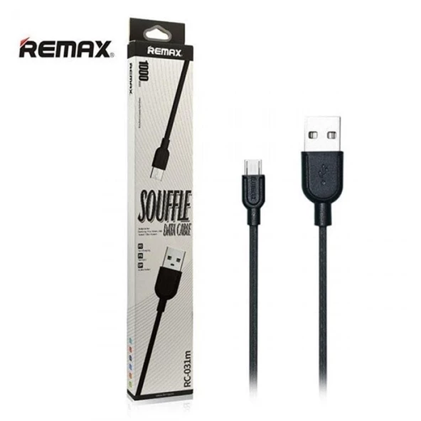 Samsung LG Xiaomi için REMAX RC-031m Sufle 100cm Micro Usb 2.1A Hızlı Şarj ve Data Veri Kablosu ürün görseli 1