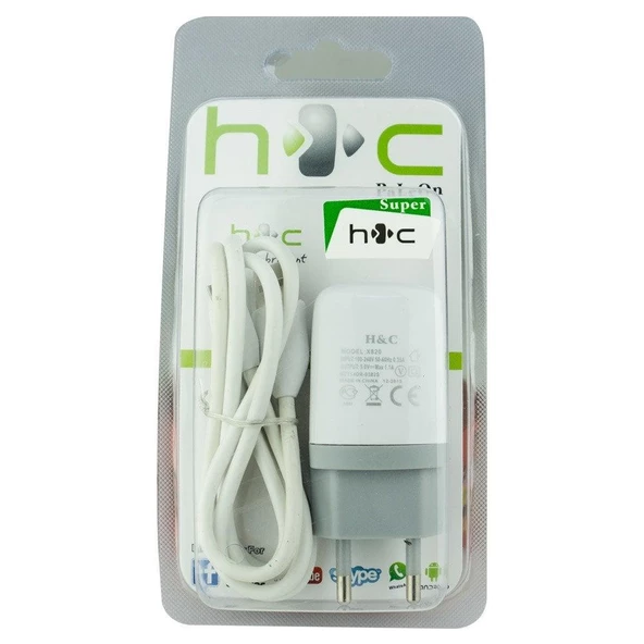 Htc One Uyumlu şarj aleti ve ara kablosu ürün görseli 1