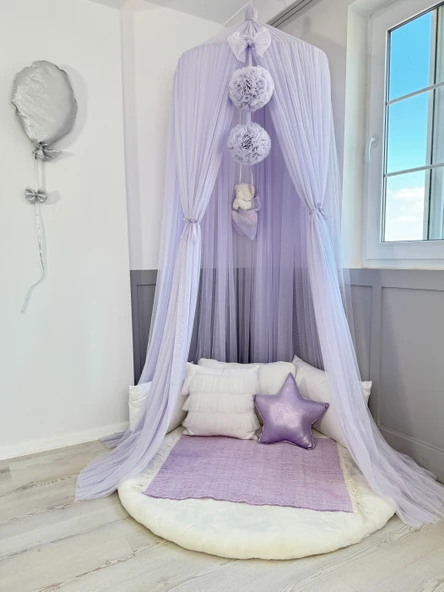 Pamuka Tül Cibinlik Deluxe Baby Purple ürün görseli 1