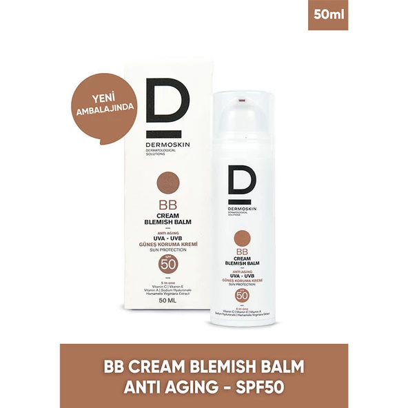 Dermoskin Spf50 BB Cream 50 ml - Resim 3