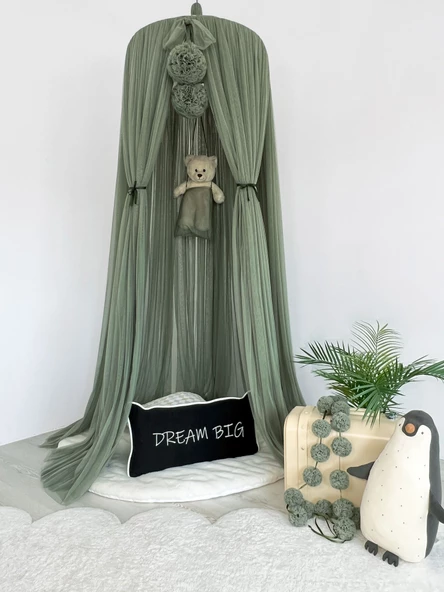 Pamuka Tül Cibinlik Deluxe Khaki Green ürün görseli 1