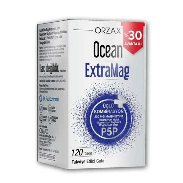 Orzax Ocean Extramag 120 Tablet ürün görseli 1