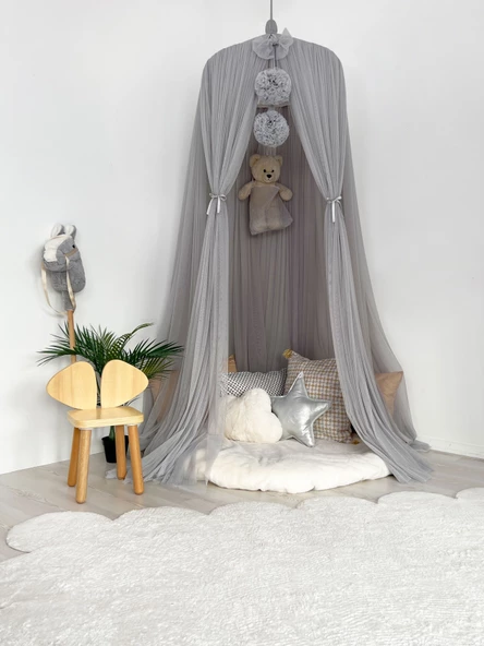 Pamuka Tül Cibinlik Deluxe Grey ürün görseli 1