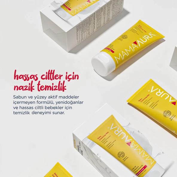 Mamaaura Baby Cleansing Milk 200 ml - Resim 5