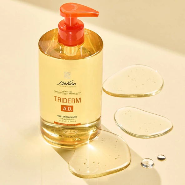 Bionike Triderm A.D. Cleansing Oil 500 ml - Resim 2