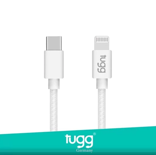 TUGG GERMANY 104627 ŞARJ KABLOSU TYPE-C LİGHTNİNG (IPHONE) ürün görseli 1